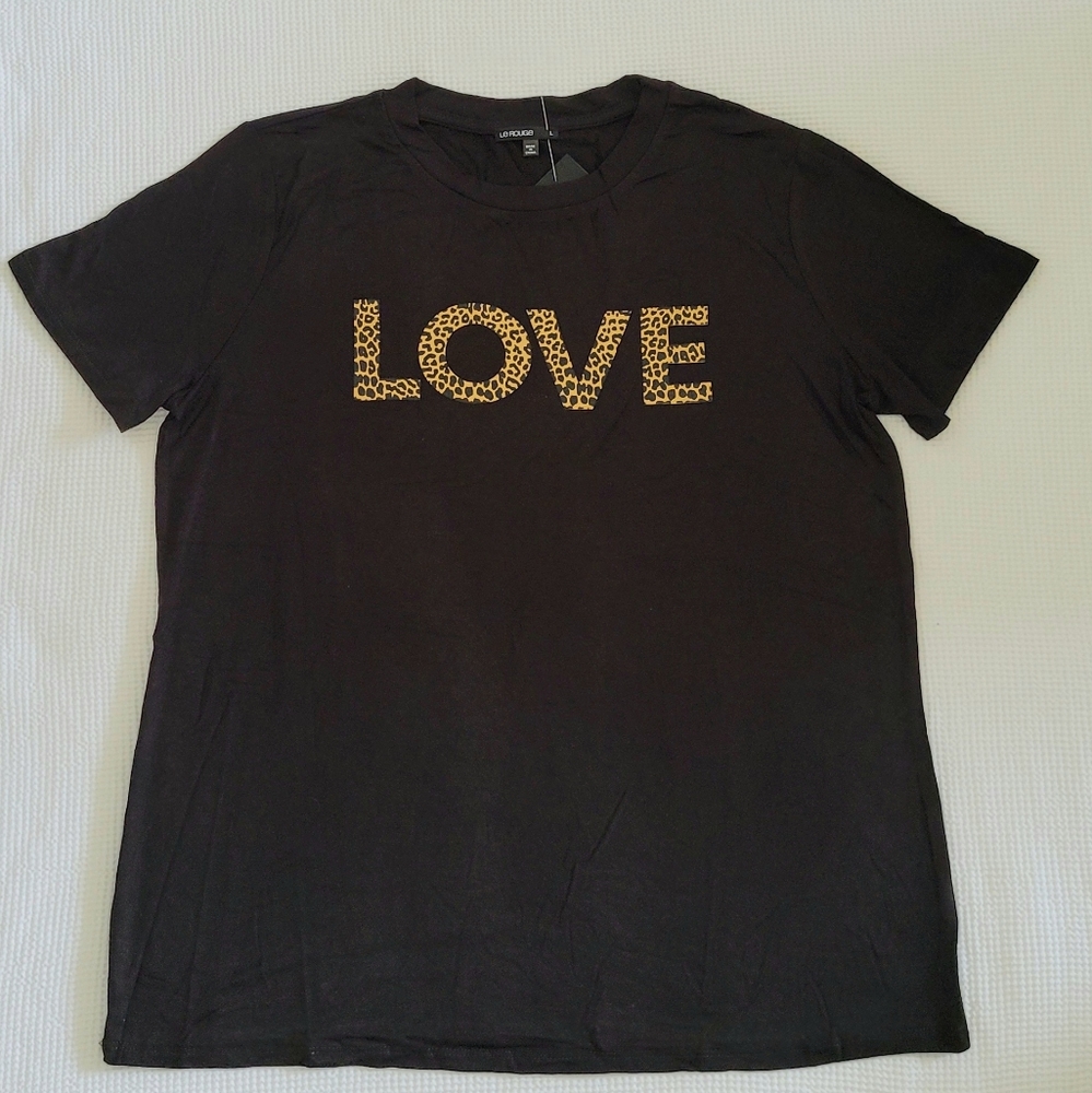 Le Rouge Leopard🐆 "LOVE"❤ Tee - Picture 7 of 13